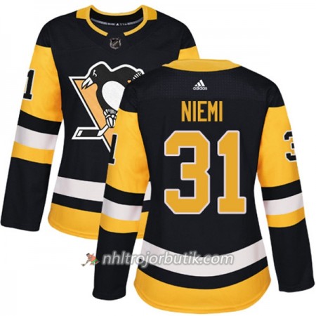 Dame Ishockey Pittsburgh Penguins Tröja Antti Niemi 31 Adidas 2017-2018 Svart Authentic Dame Ishockey Pittsburgh Penguins Tröja Antti Niemi 31 Adidas 2017-2018 Svart Authentic